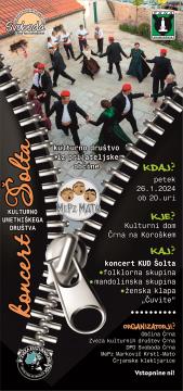 Vabilo na nastop KUD Šolta iz pobratene občine Šolta 